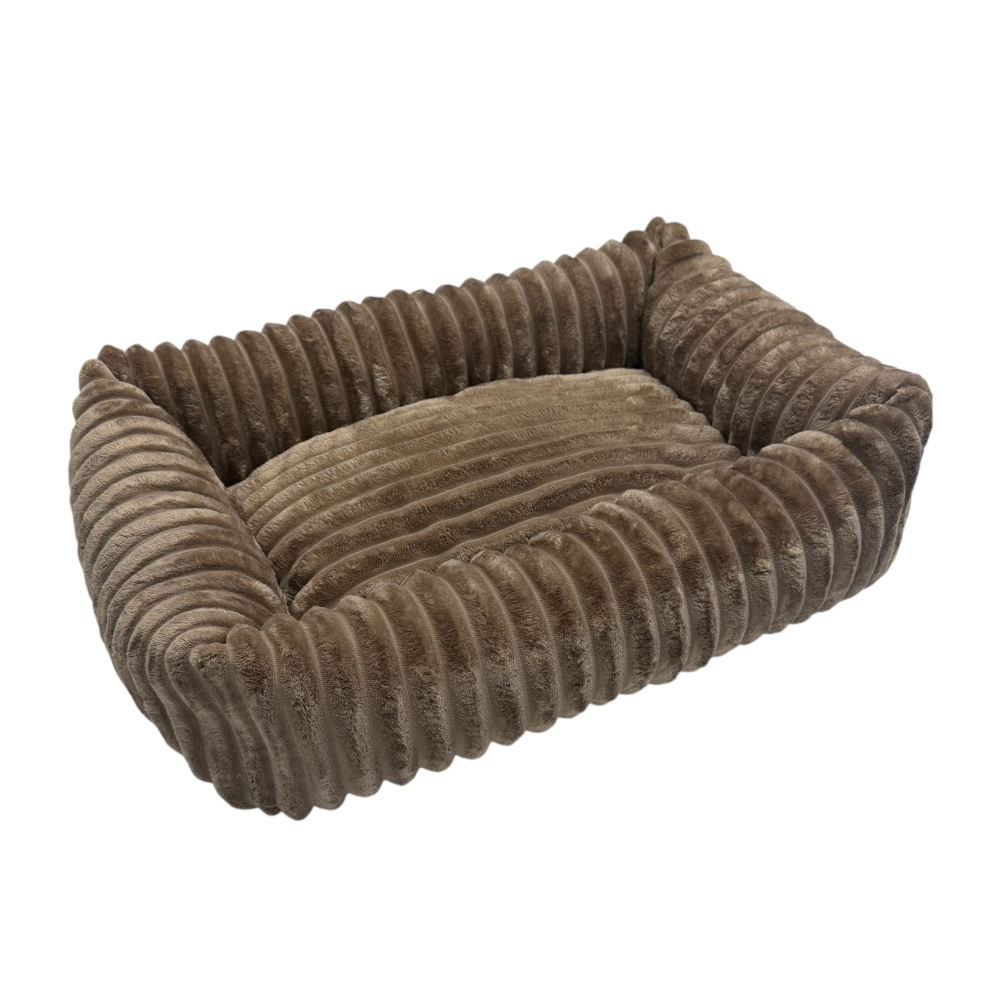 Лежак для кошек и собак Pet Fun Мех 70x50 см - мокко Лежак для кошек и собак Pet Fun Мех 70x50 см - мокко