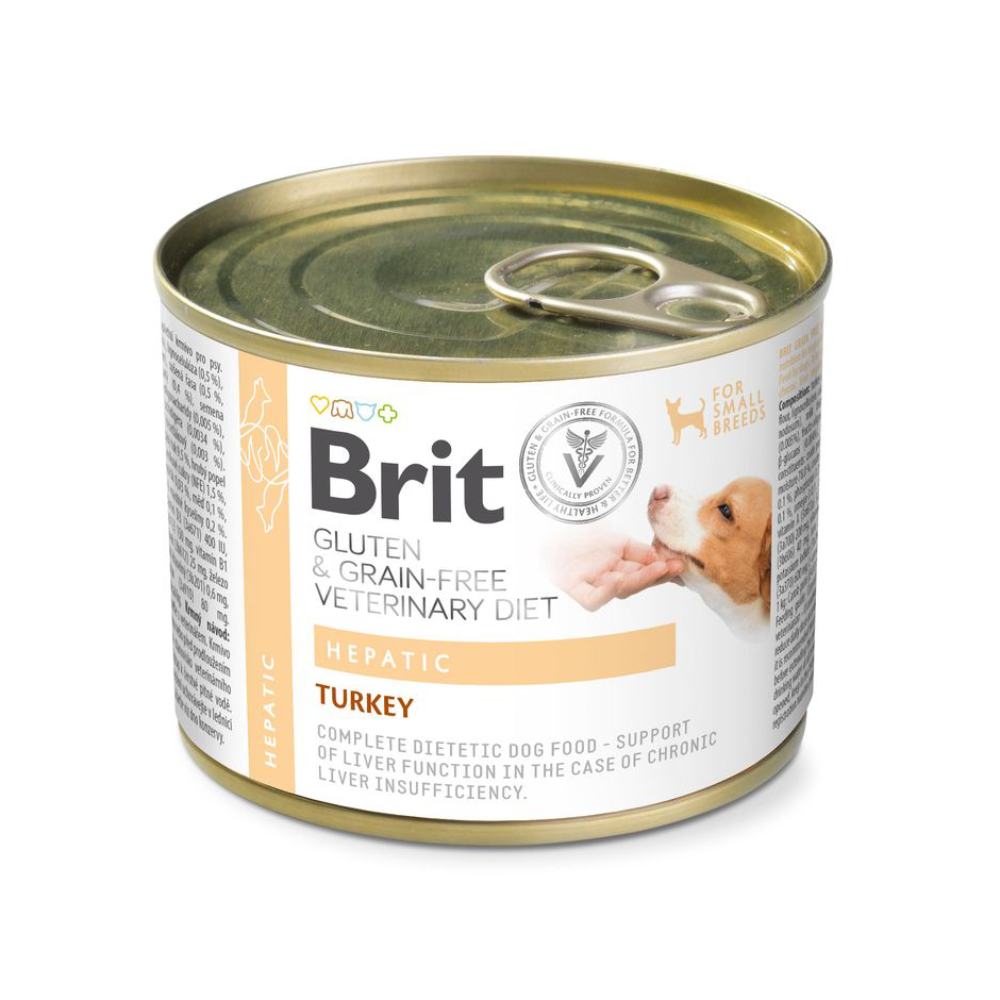 Влажный корм для собак Brit Veterinary Diet Hepatic 200 г - индейка Влажный корм для собак Brit Veterinary Diet Hepatic 200 г - индейка