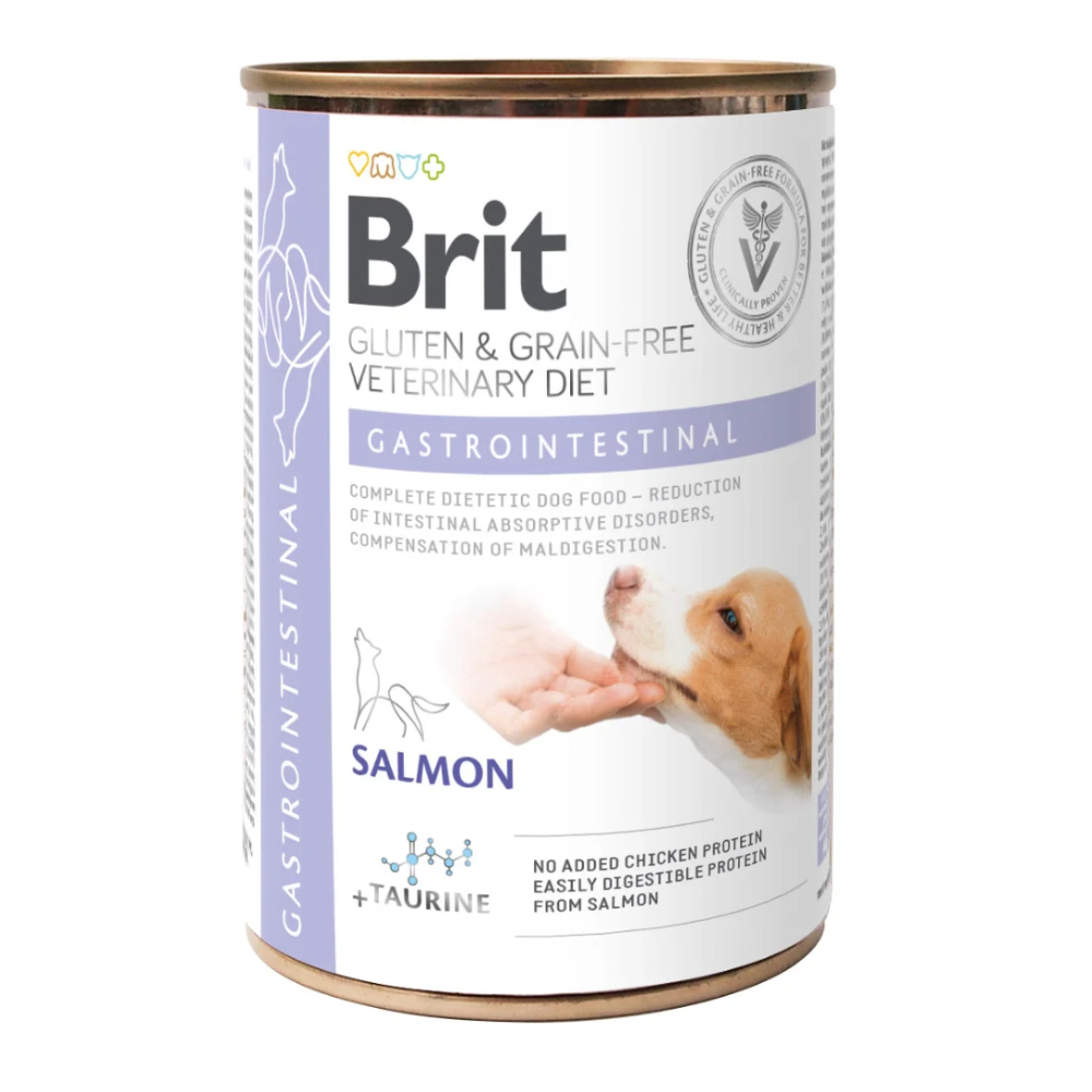 Вологий корм для собак Brit Veterinary Diets Gastrointestinal 400 г - лосось