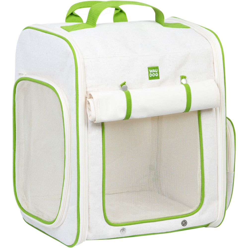Рюкзак-переноска для котів та собак Waudog Relax Eco 42x34x27 см - білий Рюкзак-переноска для котів та собак Waudog Relax Eco 42x34x27 см - білий