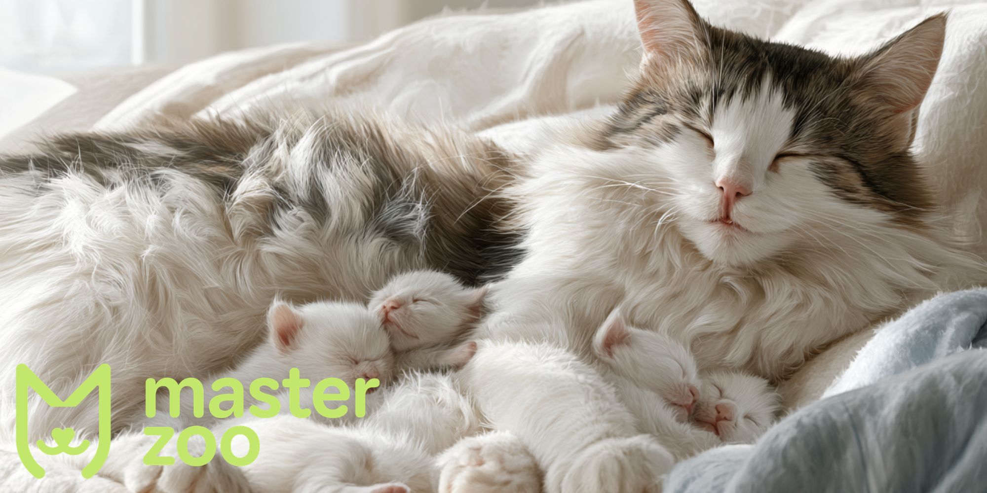 кішка яка годує кошенят |  MasterZoo
