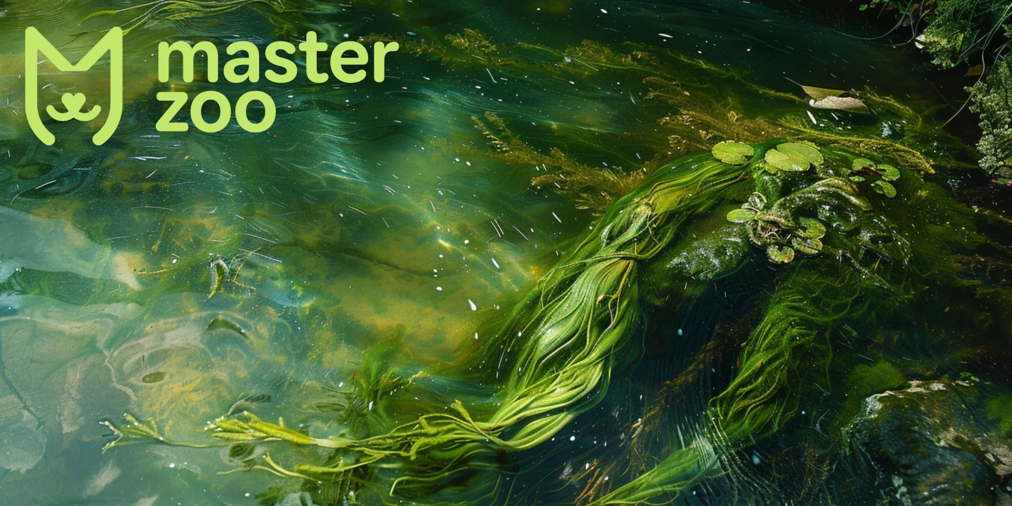 Ниткоподібні водорості в ставку | Зоомагазин MasterZoo