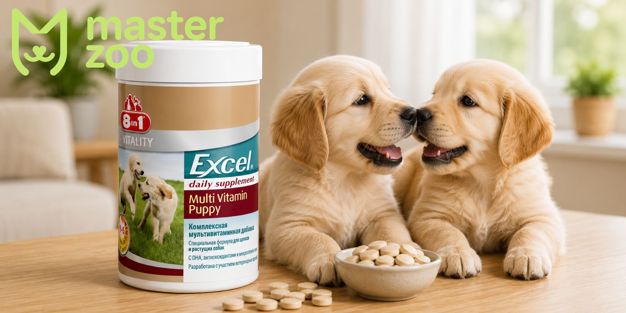 8in1 Excel Multivitamin Puppy| MasterZoo