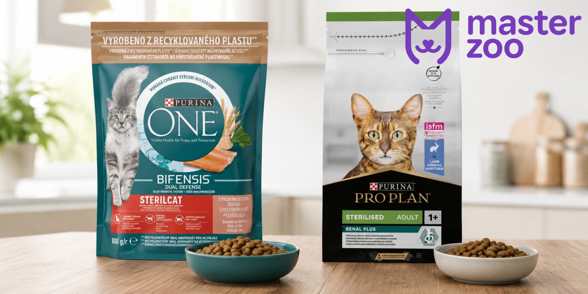 Порівняння Purina Pro Plan і Purina One |  MasterZoo