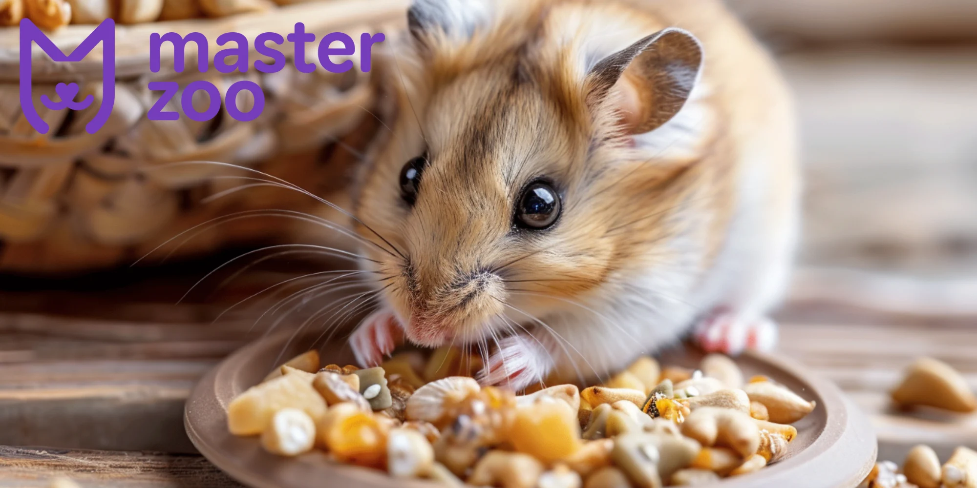 хом'як їсть | Зоомагазин MasterZoo