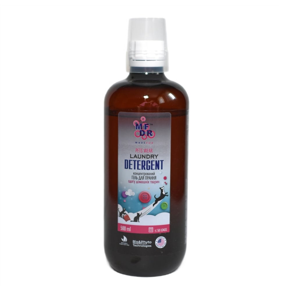Гель для прання одягу котів Madefor Pets Wear Laundry Detergent 500 мл - без аромату Гель для прання одягу котів Madefor Pets Wear Laundry Detergent 500 мл - без аромату