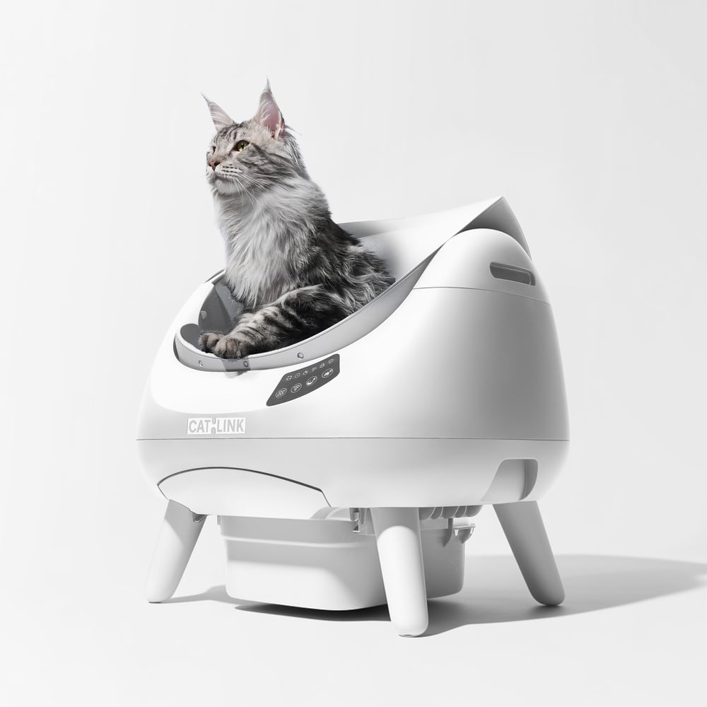 Смарт-лоток для кошек Catlink Scooper Open-X 58,5х53,4х59,2 см – белый Смарт-лоток для кошек Catlink Scooper Open-X 58,5х53,4х59,2 см – белый