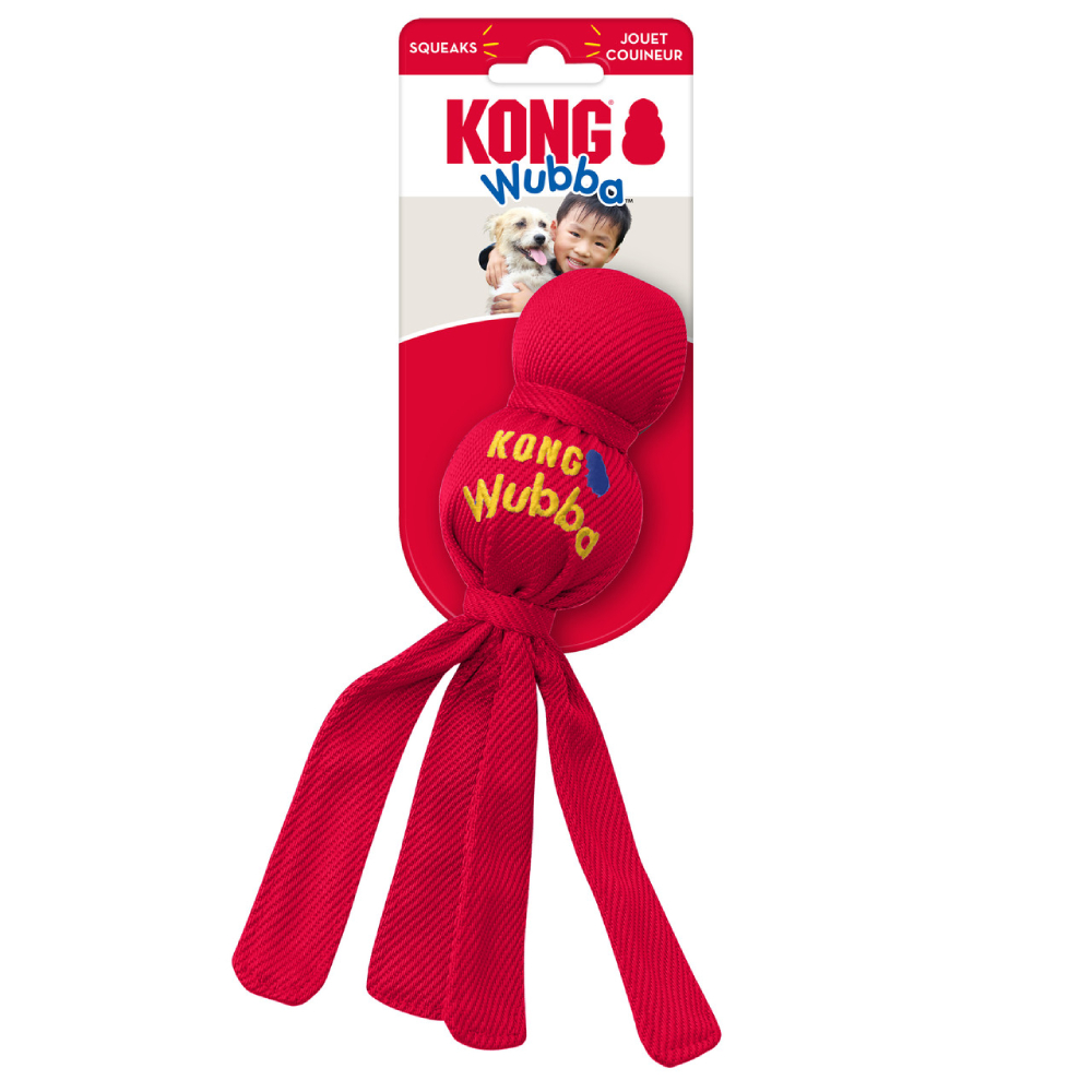 Игрушка для собак Kong Wubba S 22,9х5,7 см - цвет в ассортименте