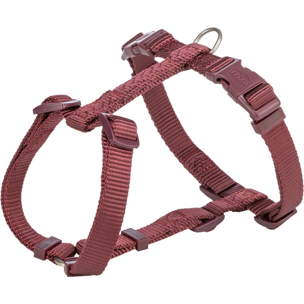 Шлейка для собак Trixie Premium H-harness XXS–XS – бордовый Шлейка для собак Trixie Premium H-harness XXS–XS – бордовый