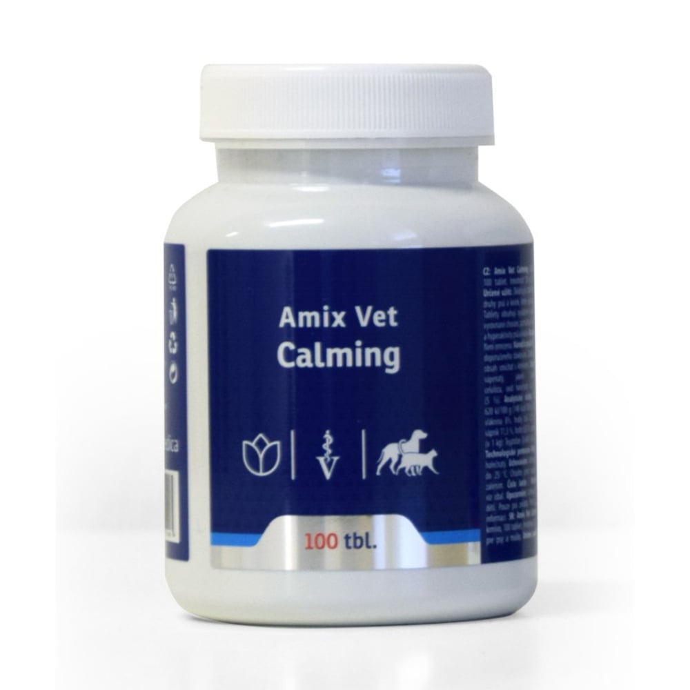 Таблетки Amix Vet Calming заспокійливі для собак та котів 100 шт Таблетки Amix Vet Calming заспокійливі для собак та котів 100 шт