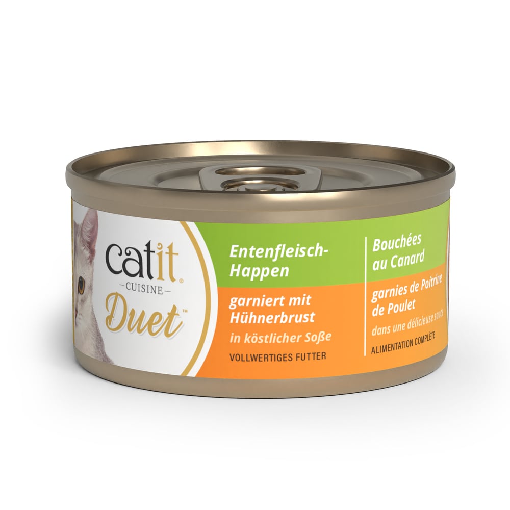 Вологий корм для котів Catit Cuisine Duet 75 г - качка та курка Вологий корм для котів Catit Cuisine Duet 75 г - качка та курка