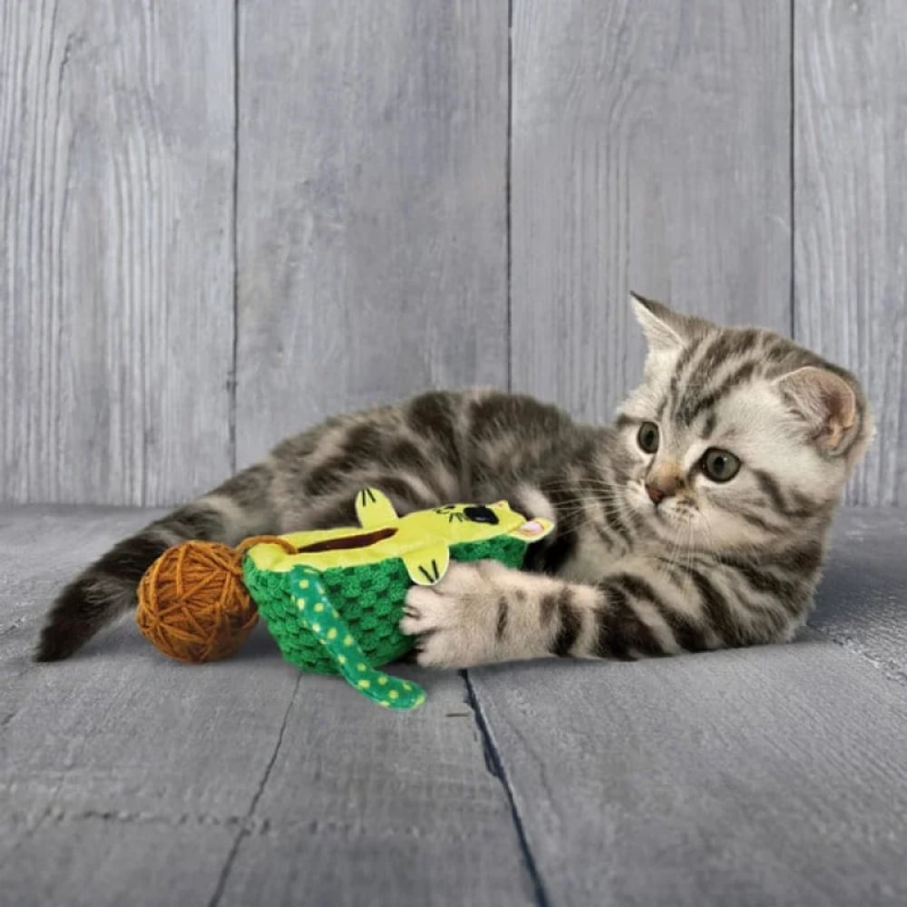 Іграшка для котів Kong Wrangler AvoCATo 7,6 см - різнокольоровий Іграшка для котів Kong Wrangler AvoCATo 7,6 см - різнокольоровий