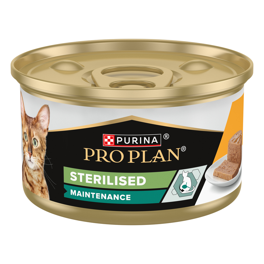 Влажный корм для кошек Pro Plan Adult Sterilised Maintenance 12 шт х 85 г - курица Влажный корм для кошек Pro Plan Adult Sterilised Maintenance 12 шт х 85 г - курица