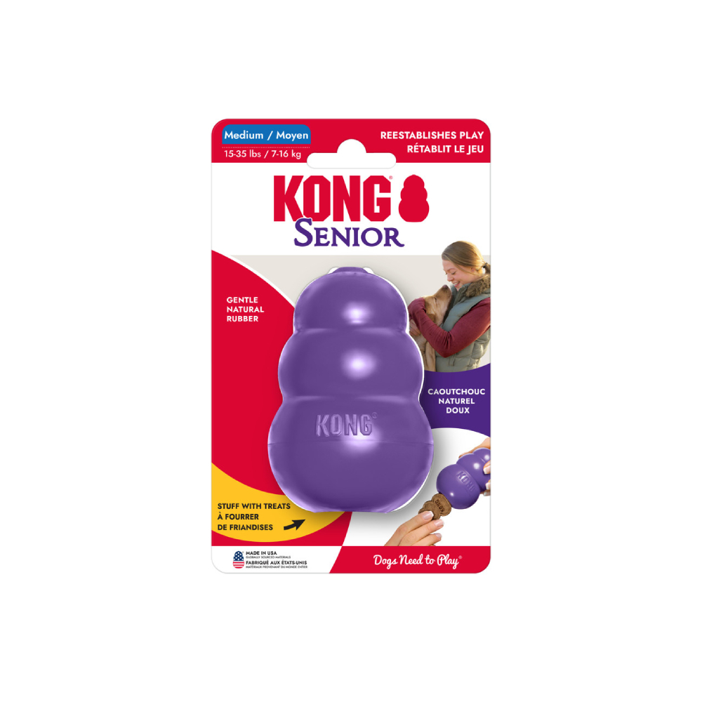 Игрушка для собак Kong Senior M 8,6x5,7x5,7 см – фиолетовый