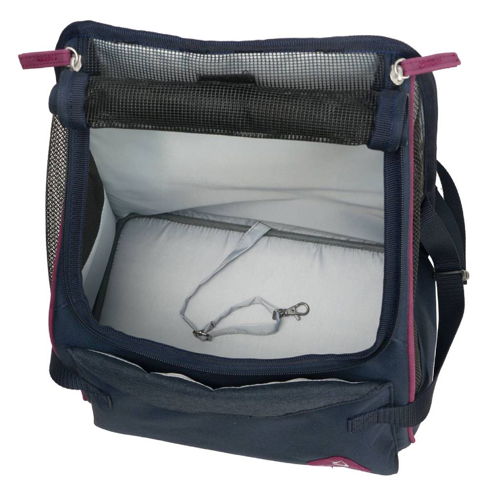 Сумка-переноска для собак Pet Fun Paros M 39,5х21х34 см - синий