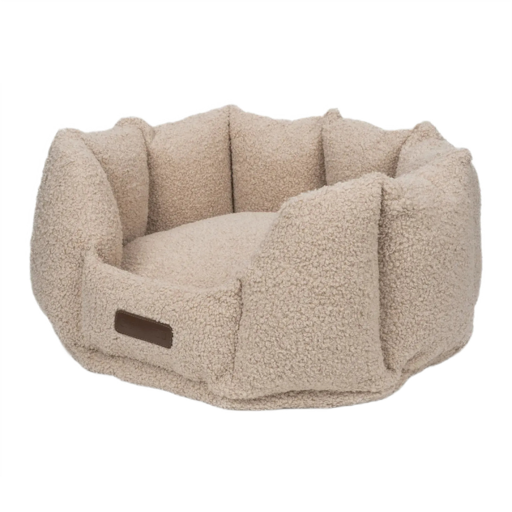 Лежак для собак CHOUCHOU Shell Teddy XS 50х55 см - бежевий Лежак для собак CHOUCHOU Shell Teddy XS 50х55 см - бежевий