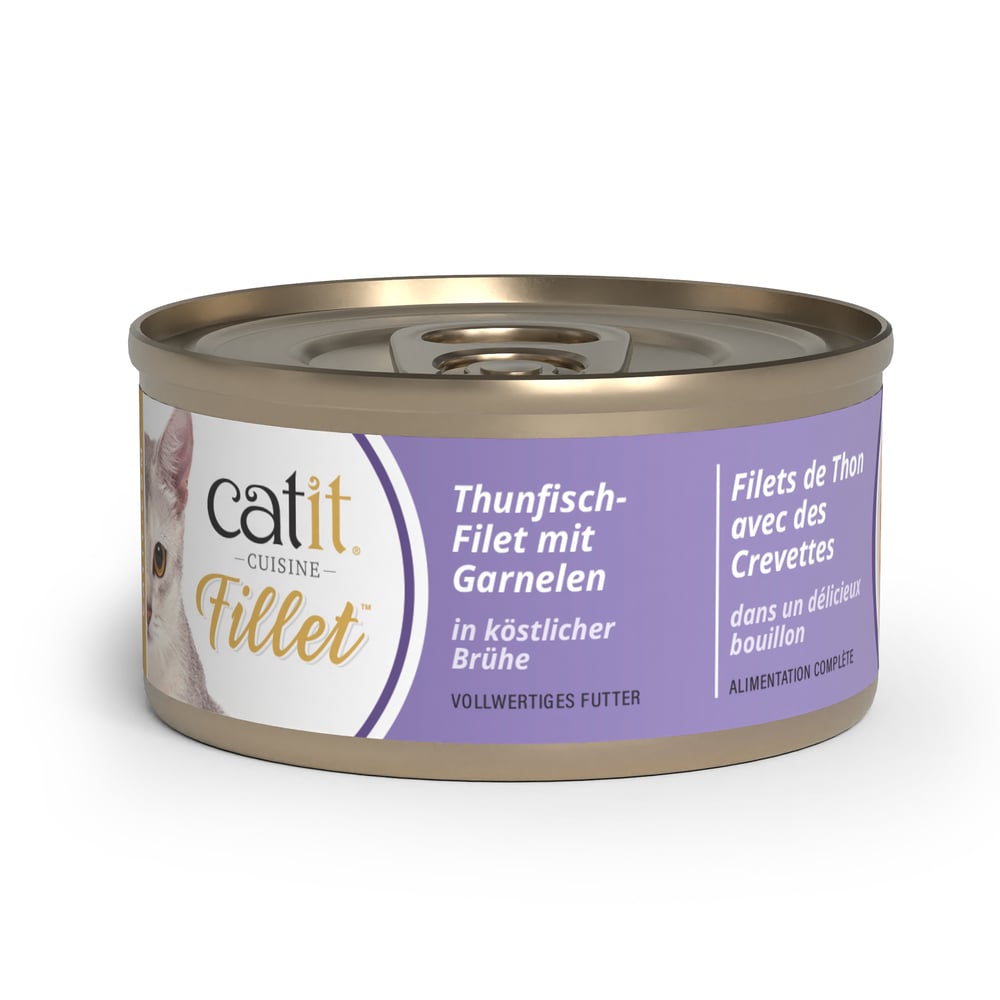 Упаковка вологого корму для котів Catit Cuisine Fillet Tuna 12 шт х 75 г - асорті Упаковка вологого корму для котів Catit Cuisine Fillet Tuna 12 шт х 75 г - асорті