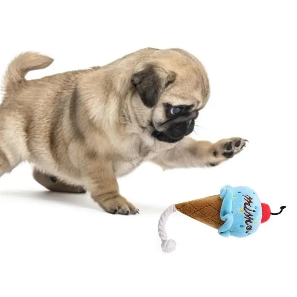 Іграшка для собак Pet Fun Морозиво з пискавкою 12,5 см - колір в асортименті
