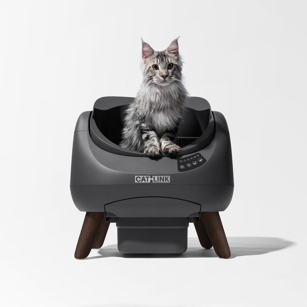 Смарт-лоток для котів Catlink Scooper Open-X 58,5х53,4х59,2 см - чорний Смарт-лоток для котів Catlink Scooper Open-X 58,5х53,4х59,2 см - чорний