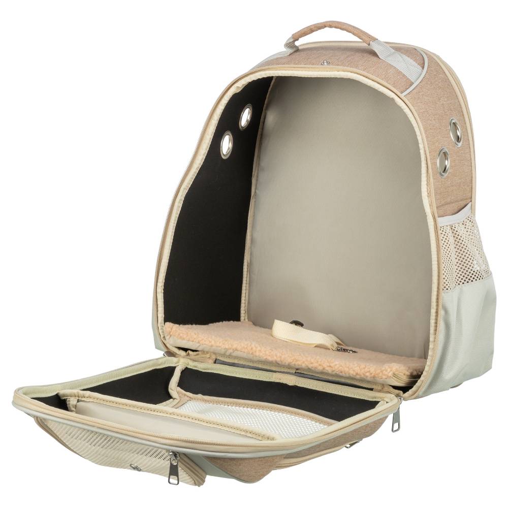 Рюкзак-переноска для собак Trixie Willow 38х25х45 см – бежевый Рюкзак-переноска для собак Trixie Willow 38х25х45 см – бежевый