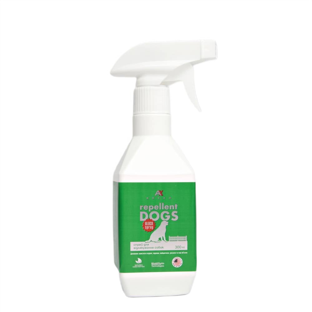 Спрей-відлякувач для собак Arexa Dogs Block Spray 300 мл Спрей-відлякувач для собак Arexa Dogs Block Spray 300 мл