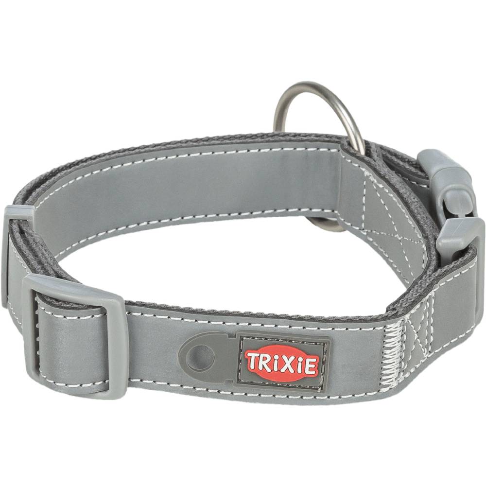 Нашийник для собак Trixie Premium Reflec XS-S - сірий Нашийник для собак Trixie Premium Reflec XS-S - сірий