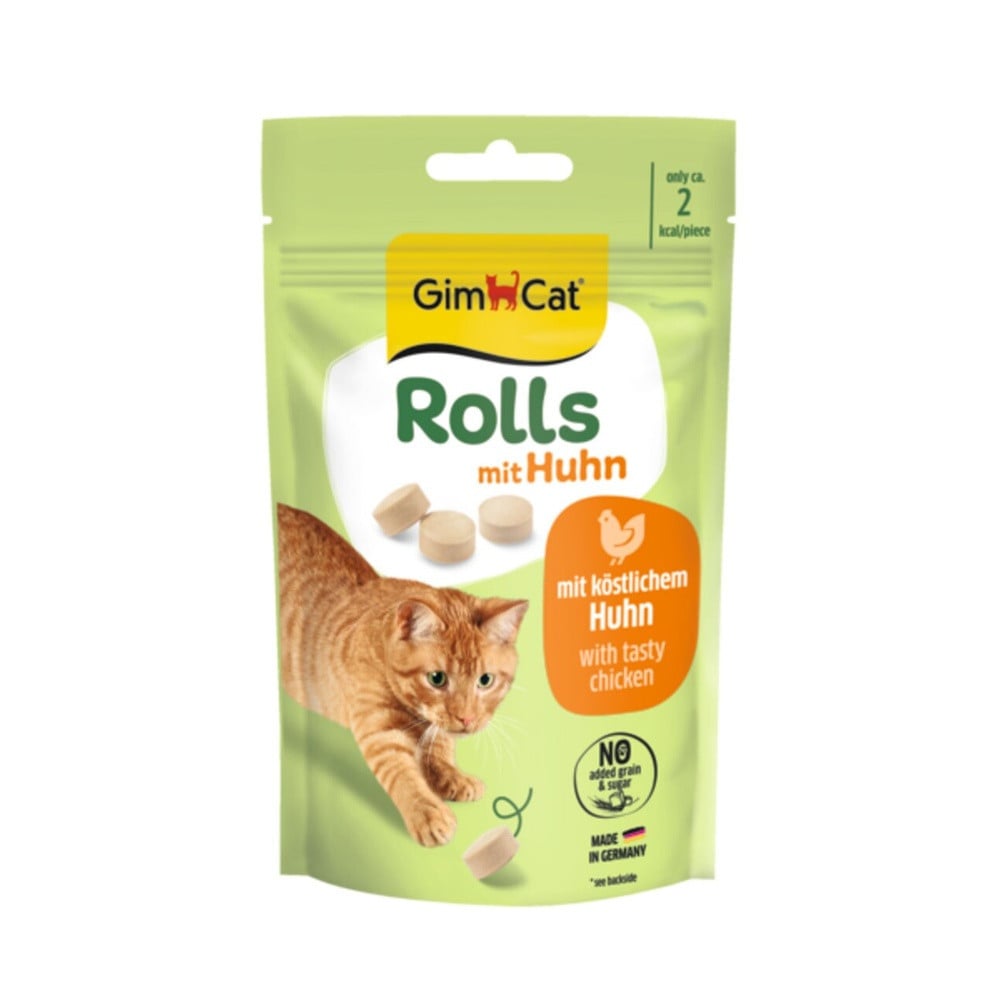Лакомство для кошек GimCat Rolls 40 г - курица