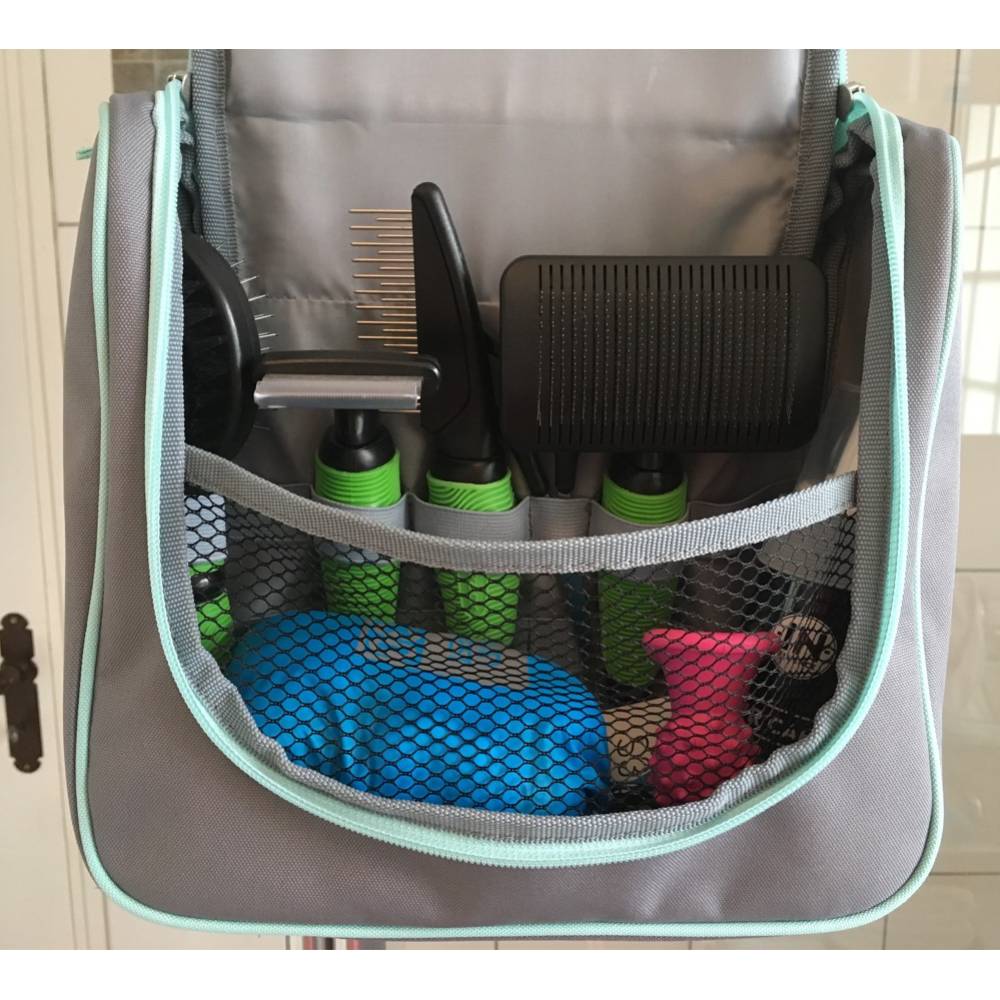Сумка-органайзер для собак Pet Fun Groom 28х9х24,5 см - серый