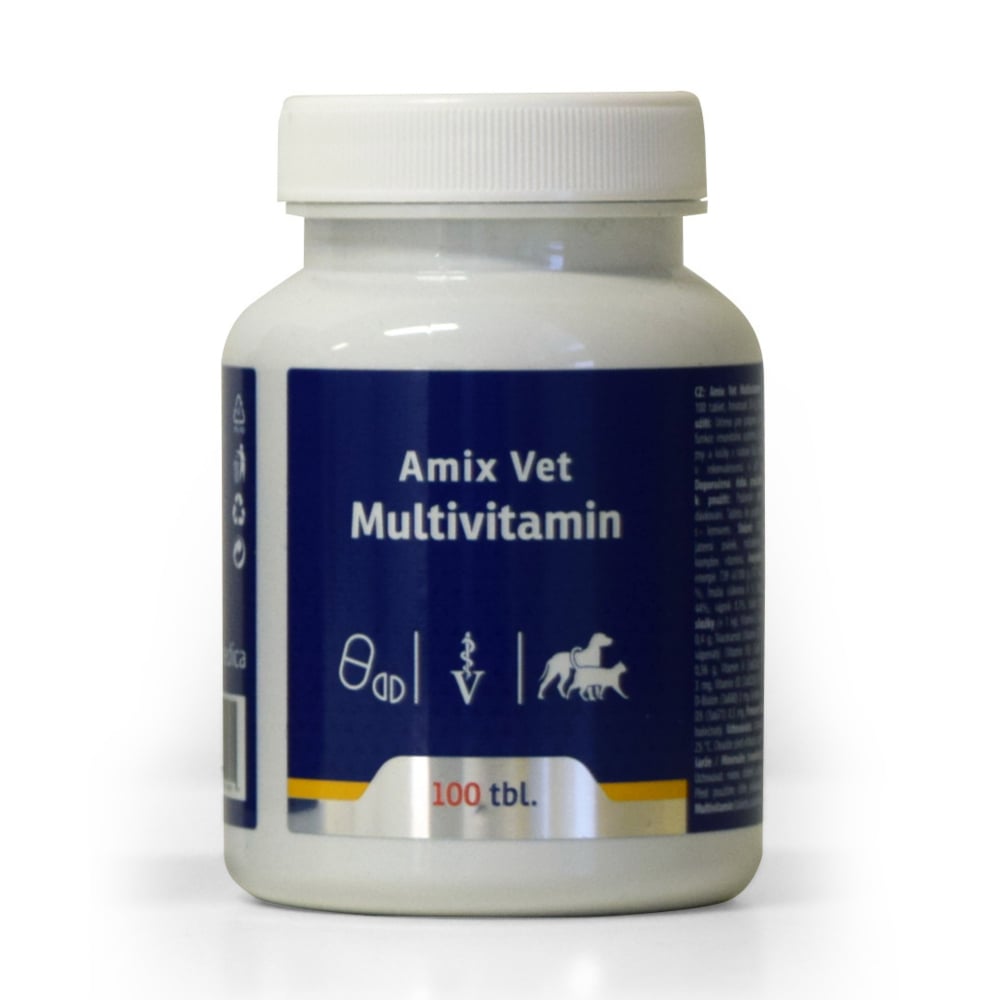 Таблетки Amix Vet Multivitamin для імунітету собак та котів 100 шт Таблетки Amix Vet Multivitamin для імунітету собак та котів 100 шт