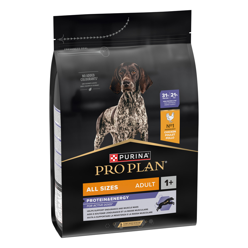 Сухой корм для собак Pro Plan Adult All Sizes Protein & Energy 3 кг - курица Сухой корм для собак Pro Plan Adult All Sizes Protein & Energy 3 кг - курица