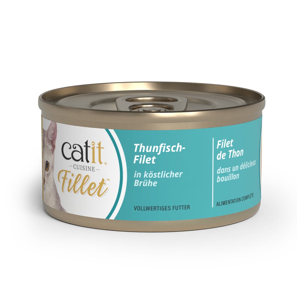 Упаковка вологого корму для котів Catit Cuisine Fillet Tuna 12 шт х 75 г - асорті Упаковка вологого корму для котів Catit Cuisine Fillet Tuna 12 шт х 75 г - асорті