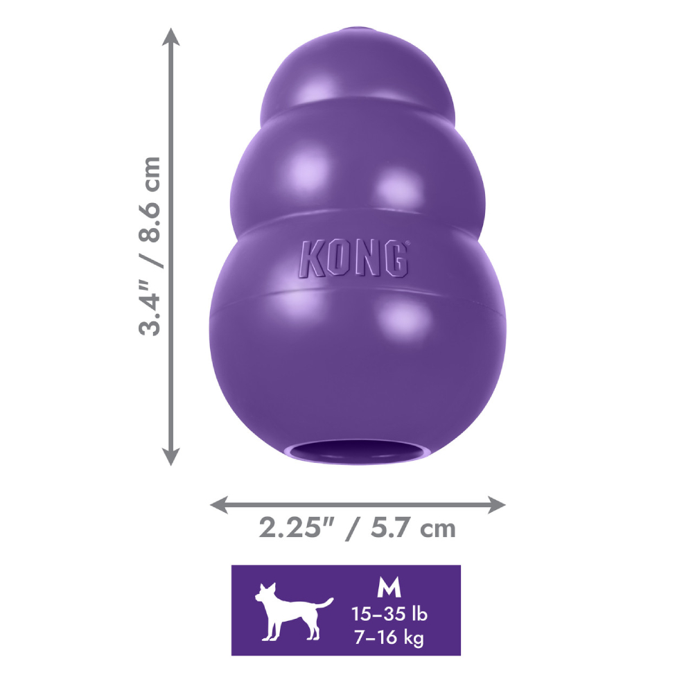 Игрушка для собак Kong Senior M 8,6x5,7x5,7 см – фиолетовый