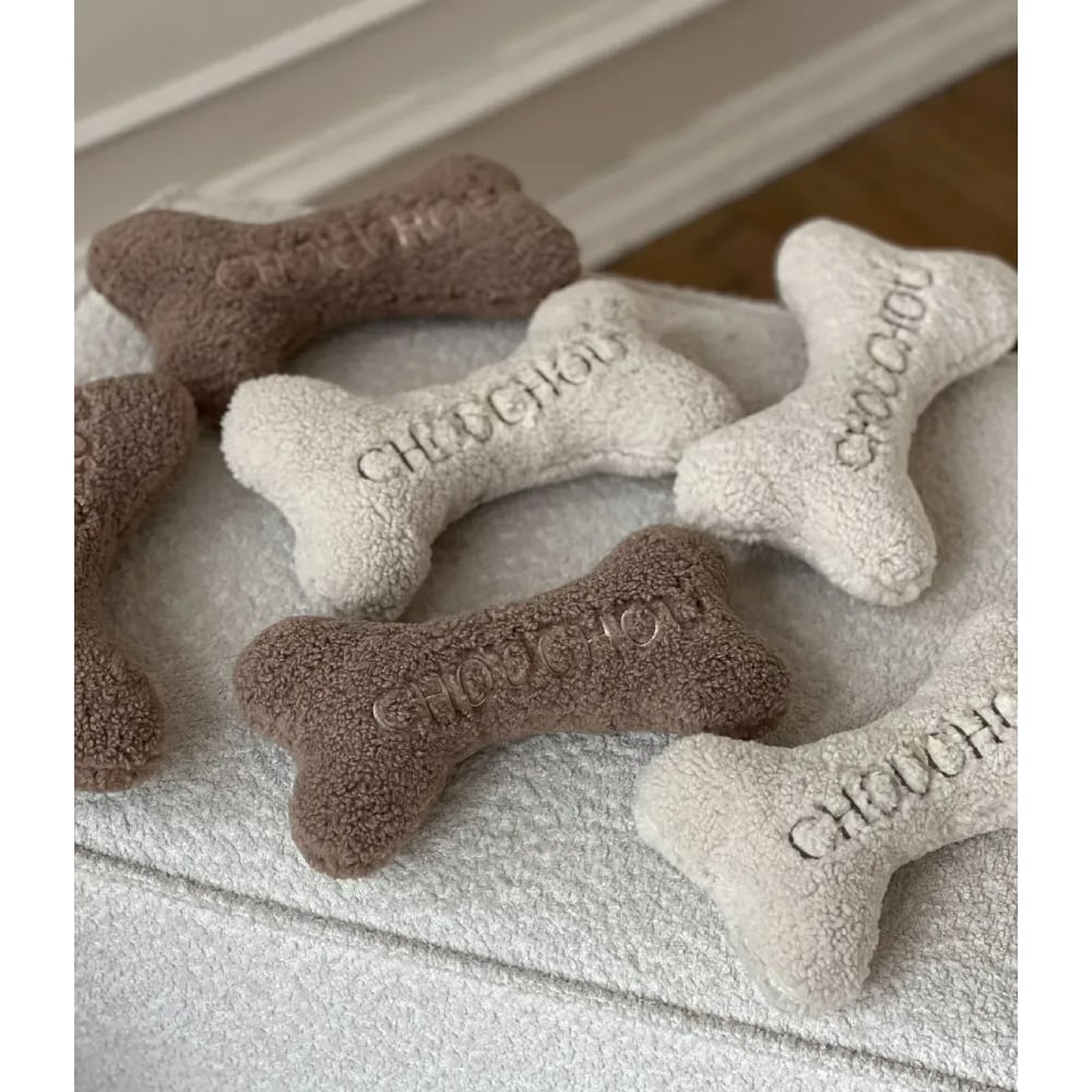 Іграшка для собак CHOUCHOU Кісточка Teddy Collection 21х12х4 см - коричневий