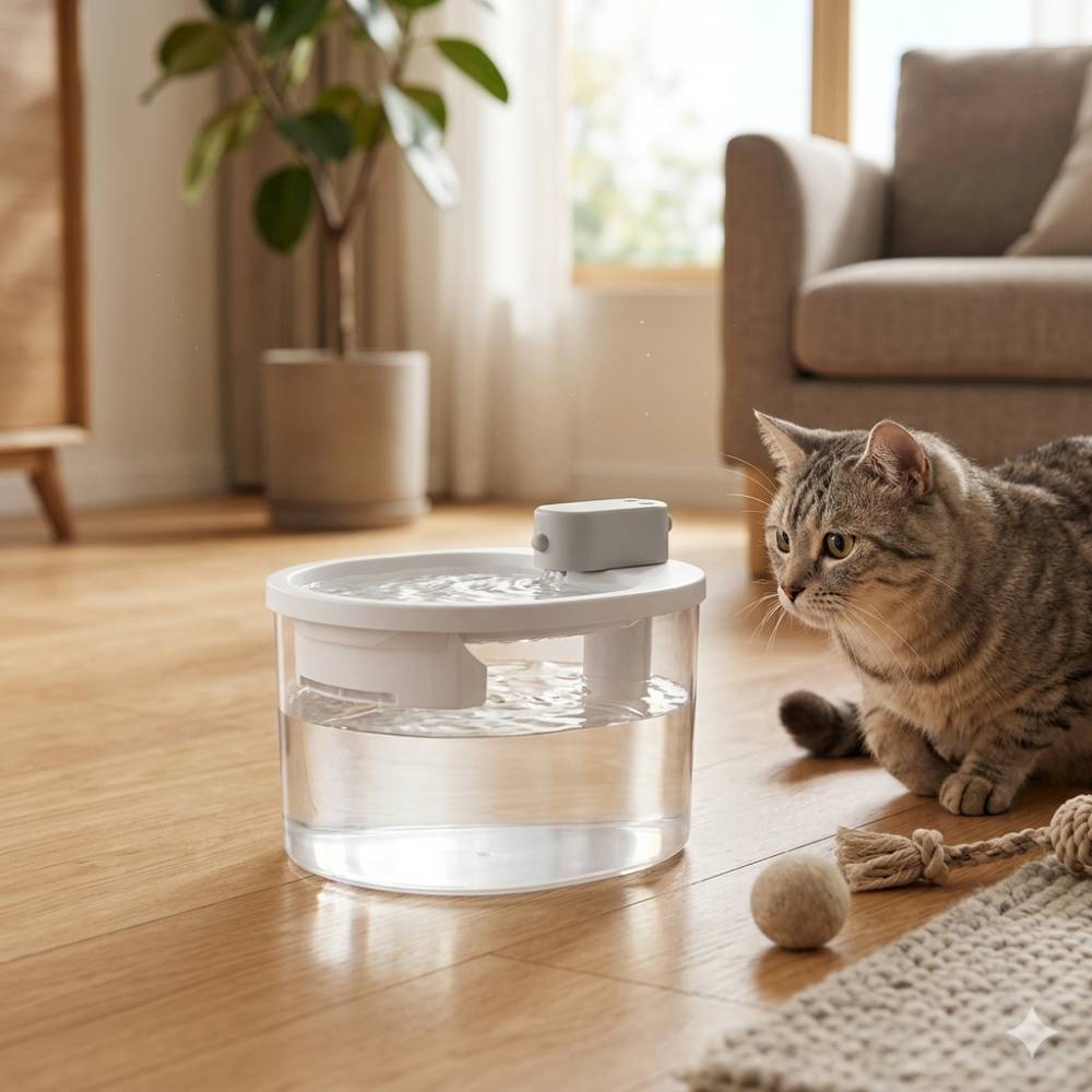 Поилка-фонтан для кошек Me&Pet WXC-01 2,5 л Поилка-фонтан для кошек Me&Pet WXC-01 2,5 л