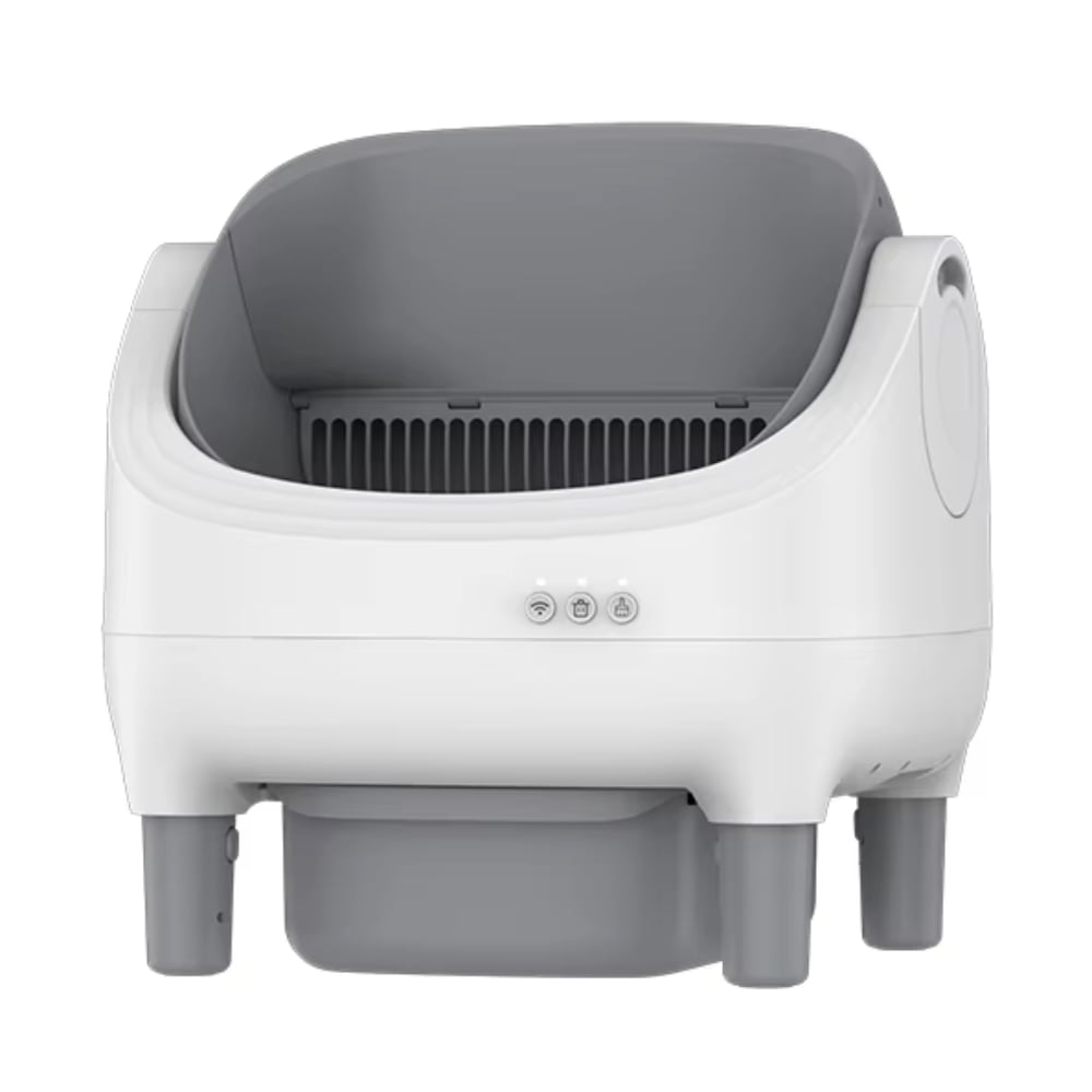Смарт-лоток для кошек Me&Pet NMP-45 53х45х51 см - бело-серый Смарт-лоток для кошек Me&Pet NMP-45 53х45х51 см - бело-серый