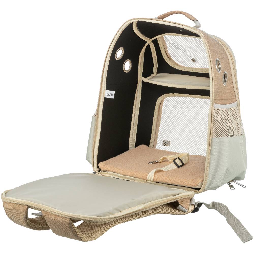 Рюкзак-переноска для собак Trixie Willow 38х25х45 см – бежевый Рюкзак-переноска для собак Trixie Willow 38х25х45 см – бежевый