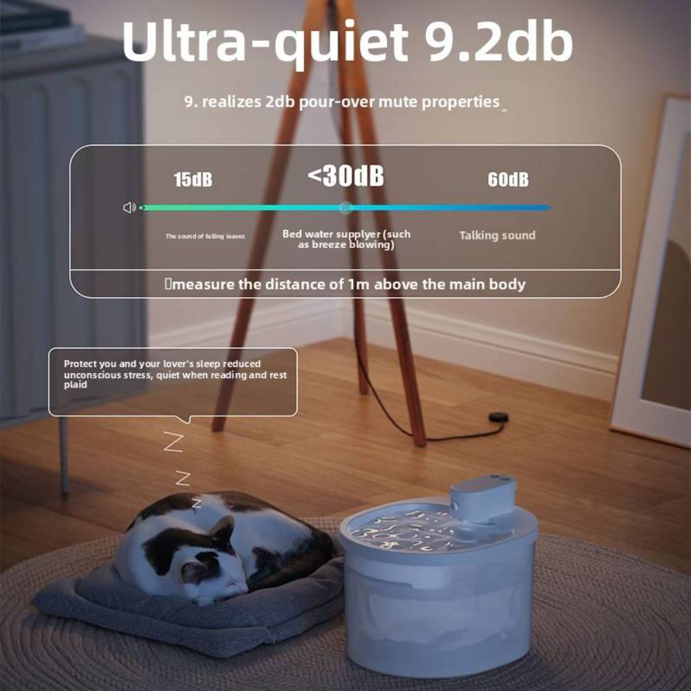 Поилка-фонтан для кошек Me&Pet WXC-01 2,5 л Поилка-фонтан для кошек Me&Pet WXC-01 2,5 л