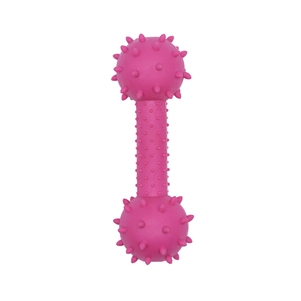 Іграшка для собак Pet Fun Гантель 14,5 см - рожевий
