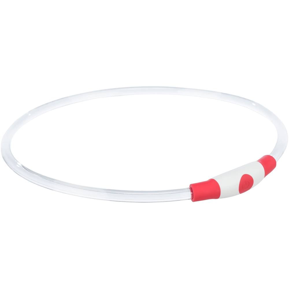 Нашийник для собак Trixie Flash Light Ring USB S-M - червоний Нашийник для собак Trixie Flash Light Ring USB S-M - червоний