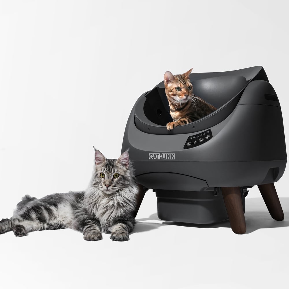 Смарт-лоток для котів Catlink Scooper Open-X 58,5х53,4х59,2 см - чорний Смарт-лоток для котів Catlink Scooper Open-X 58,5х53,4х59,2 см - чорний