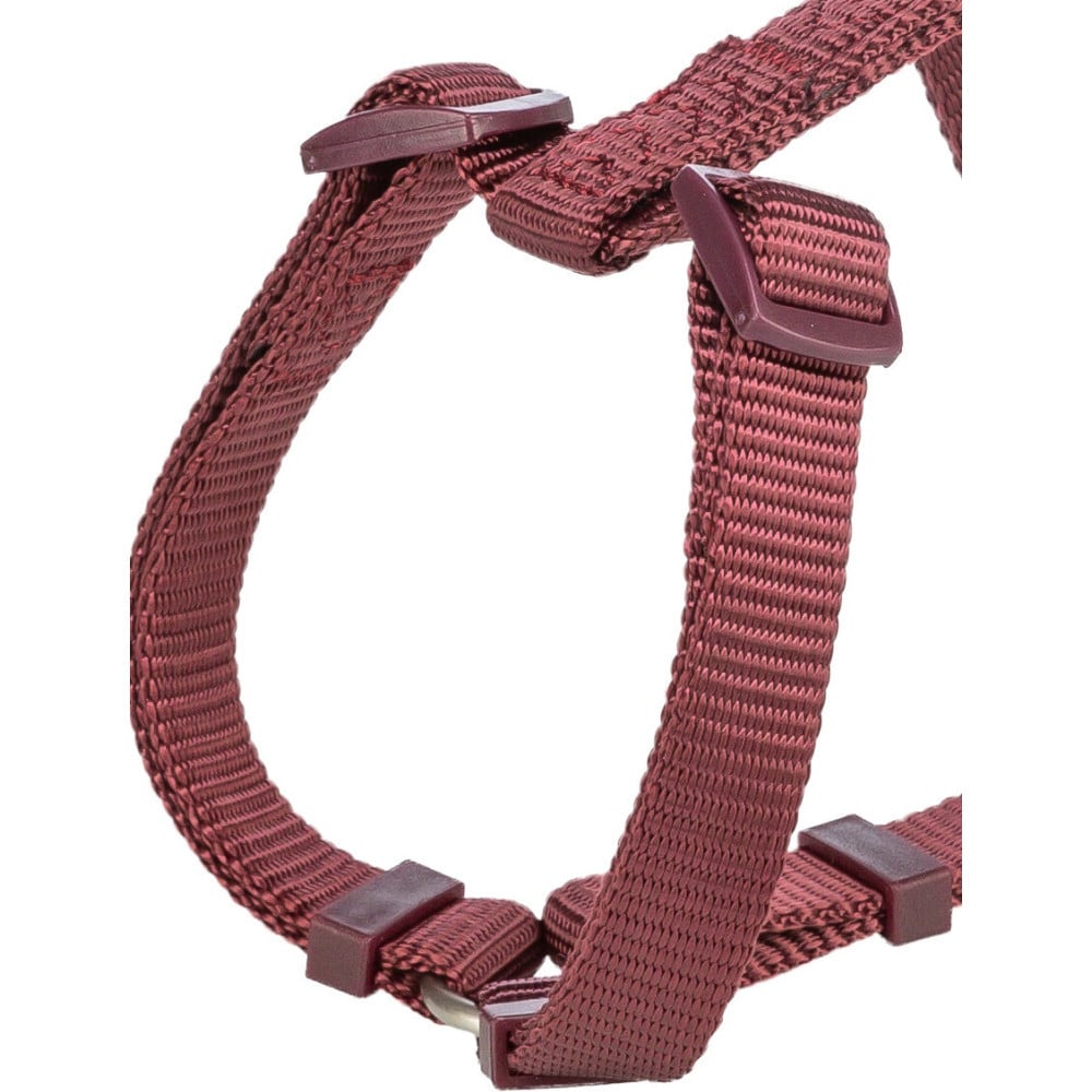 Шлейка для собак Trixie Premium H-harness XXS–XS – бордовый Шлейка для собак Trixie Premium H-harness XXS–XS – бордовый