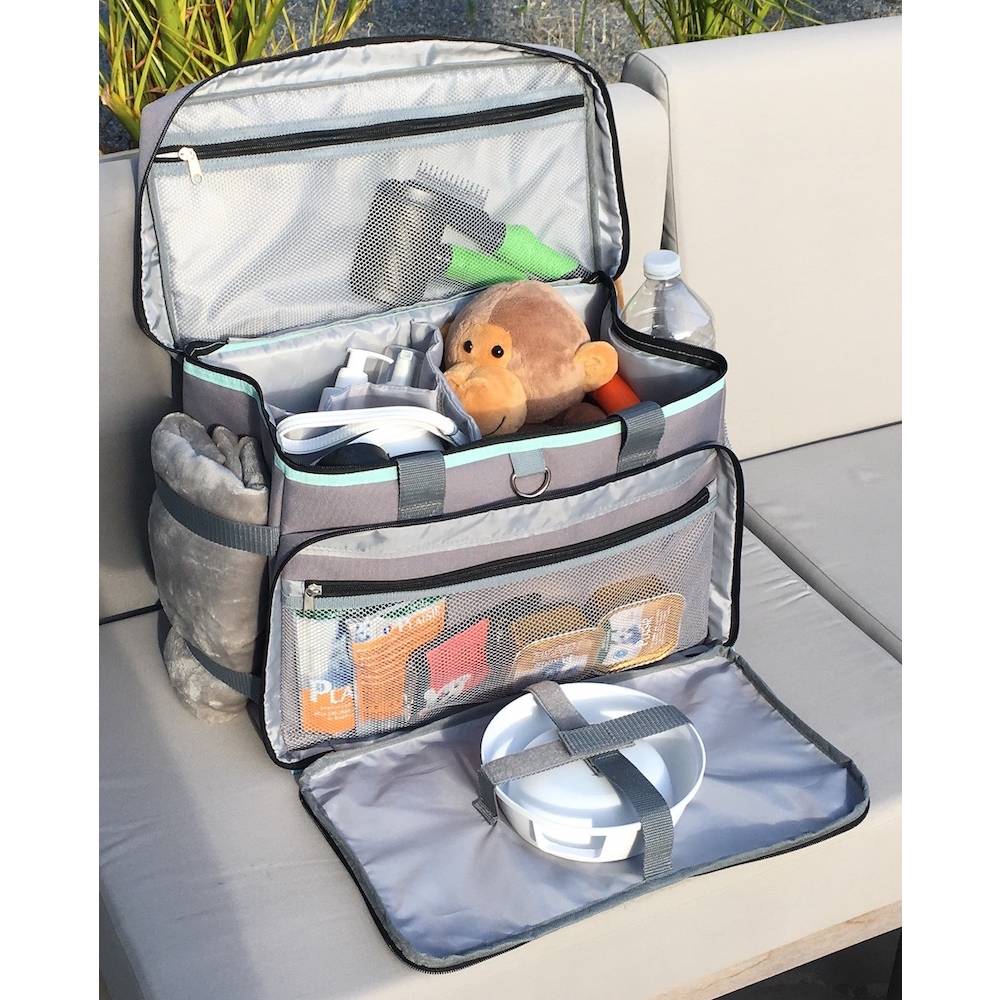 Сумка-органайзер для собак Pet Fun Bagster 38х19х30 см – серый
