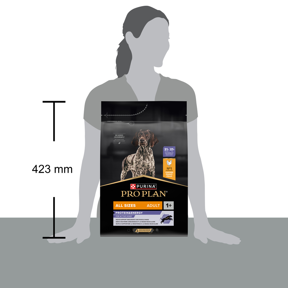 Сухой корм для собак Pro Plan Adult All Sizes Protein & Energy 3 кг - курица Сухой корм для собак Pro Plan Adult All Sizes Protein & Energy 3 кг - курица
