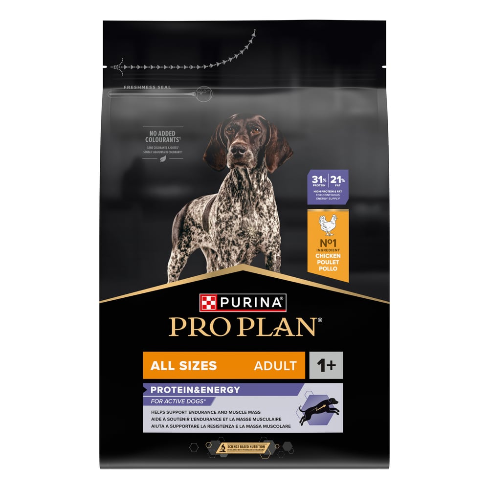 Сухой корм для собак Pro Plan Adult All Sizes Protein & Energy 3 кг - курица Сухой корм для собак Pro Plan Adult All Sizes Protein & Energy 3 кг - курица