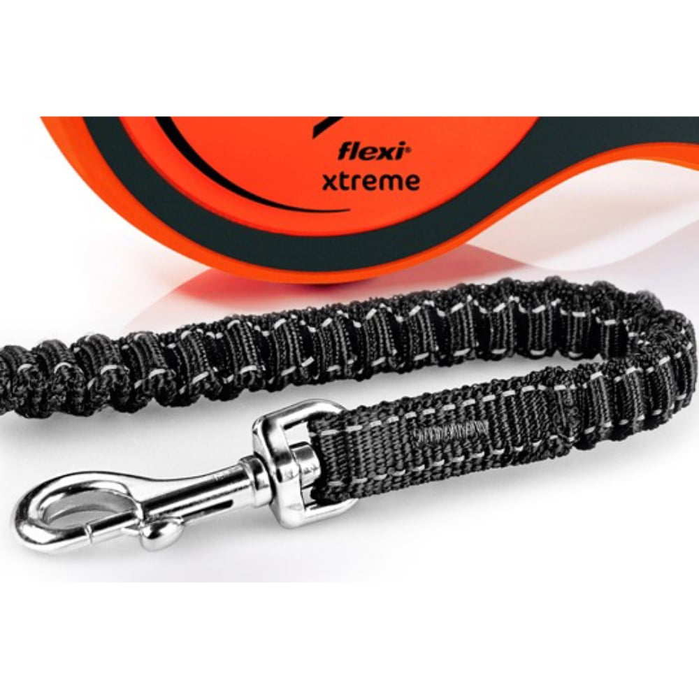 Повідець-рулетка для собак Flexi Xtreme S стрічка 5 м - помаранчевий Повідець-рулетка для собак Flexi Xtreme S стрічка 5 м - помаранчевий