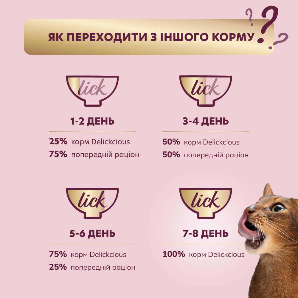 Набор супов для кошек Delickcious 3+1 шт х 80 г - микс вкусов
