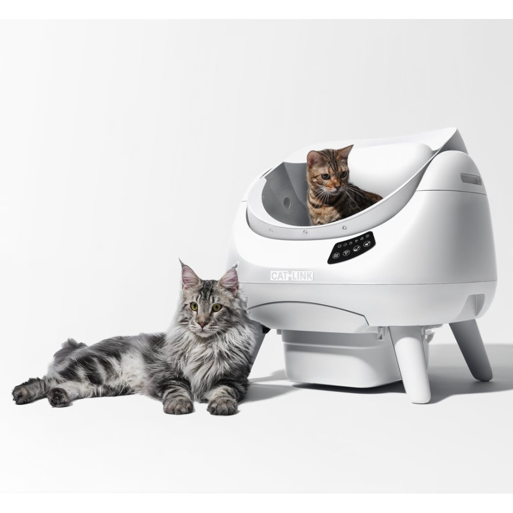 Смарт-лоток для кошек Catlink Scooper Open-X 58,5х53,4х59,2 см – белый Смарт-лоток для кошек Catlink Scooper Open-X 58,5х53,4х59,2 см – белый