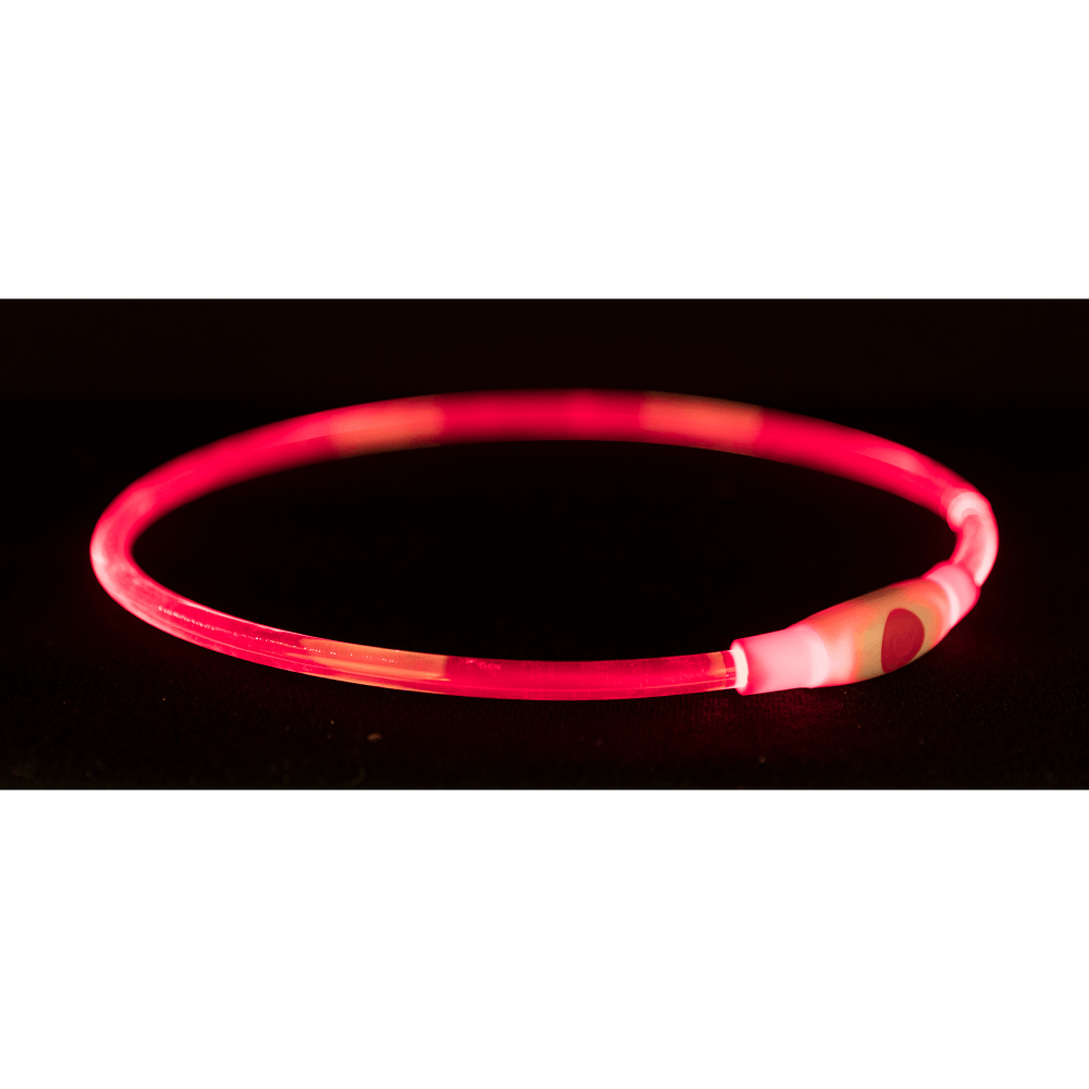 Нашийник для собак Trixie Flash Light Ring USB S-M - червоний Нашийник для собак Trixie Flash Light Ring USB S-M - червоний