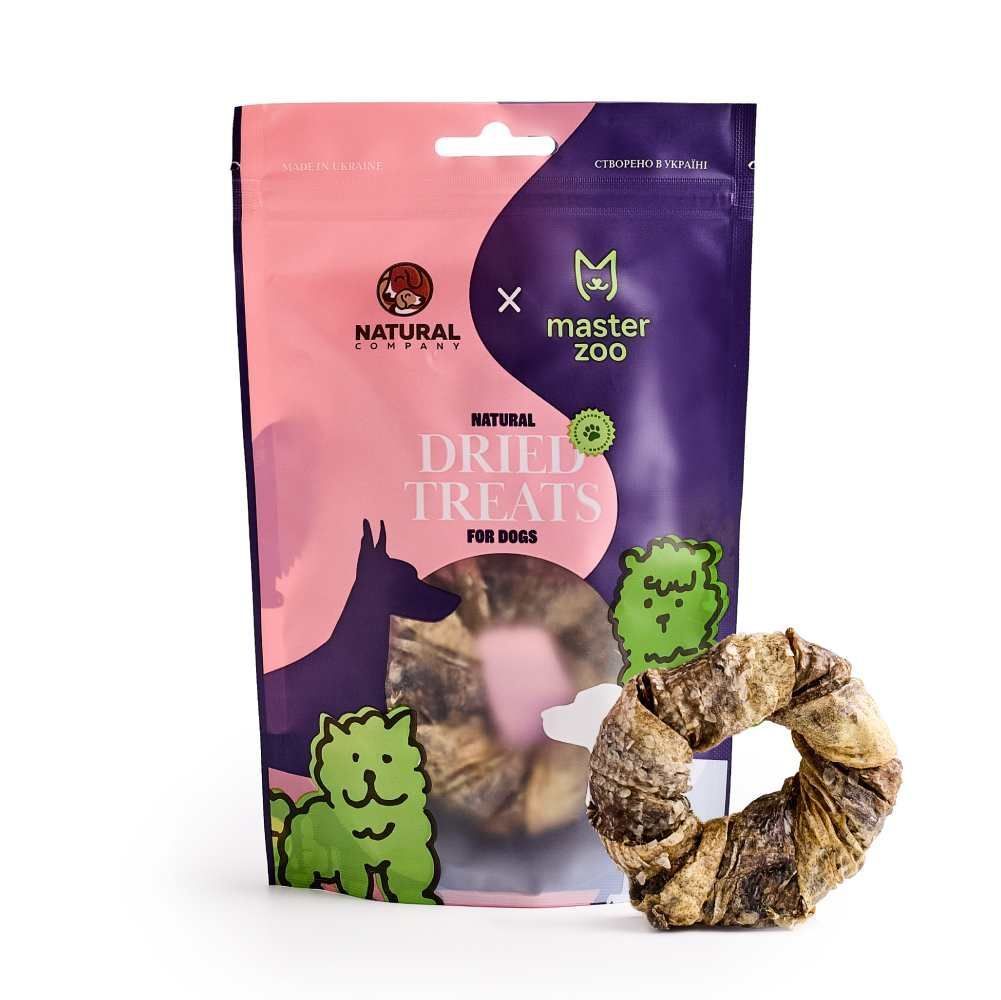 Ласощі для собак Natural Dried Бублик 1 шт 50 г - тріска