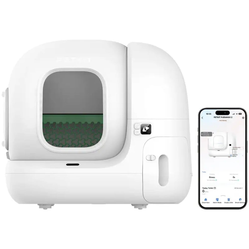 Смарт-туалет для кошек Petkit Pura Max 2 Self-Cleaning P9902 - белый Смарт-туалет для кошек Petkit Pura Max 2 Self-Cleaning P9902 - белый